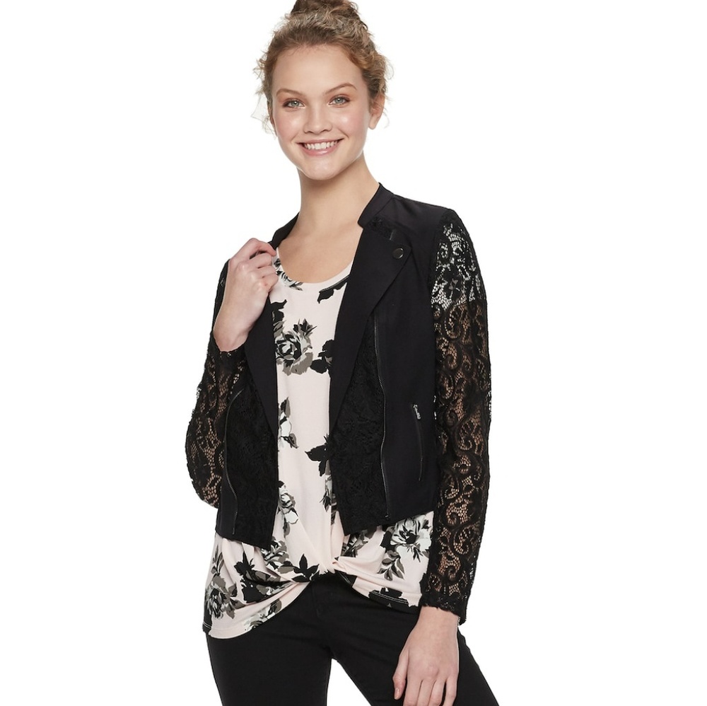 Lace blazer